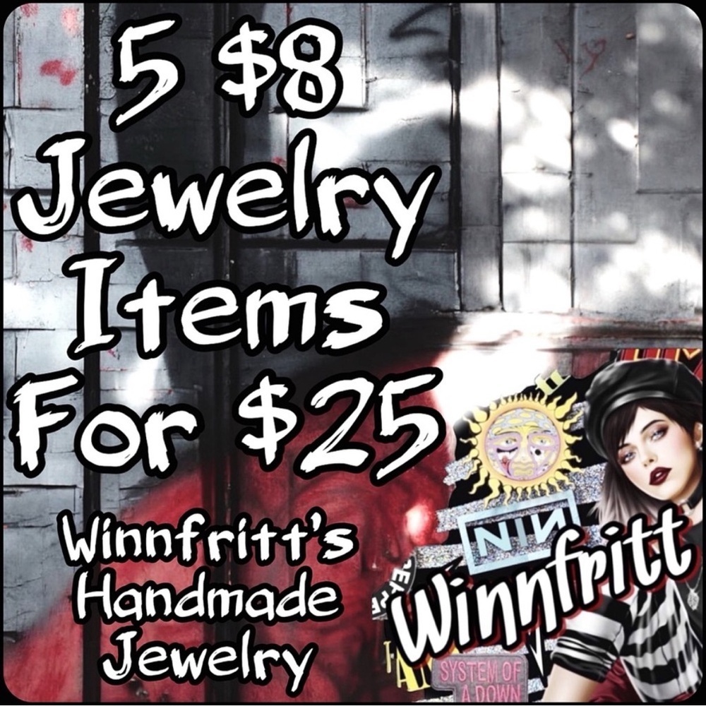 5 For $25💫Long Punk Rock Black Safety Pin Dangles Earrings - Picture 2 of 5